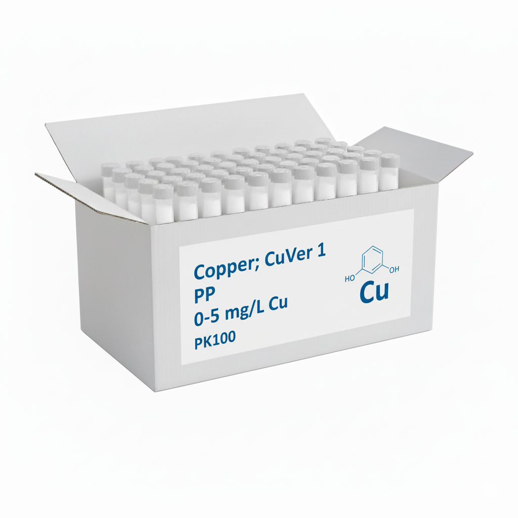 Copper CuVer 1 PP 0-5 mg/L Cu PK100